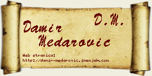 Damir Medarović vizit kartica